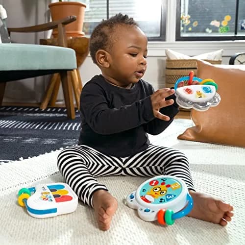 Baby Einstein Small Symphony 3-Piece Musical Toy Set, 3 Instruments | Encourages Musical Exploration & Fine Motor Skills thumbnail 2