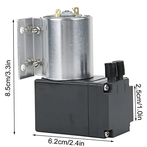 Diydeg 12V/24V Mini Vacuum Pump 15L/min | High Vacuum Diaphragm Pump for Gas Analysis thumbnail 7