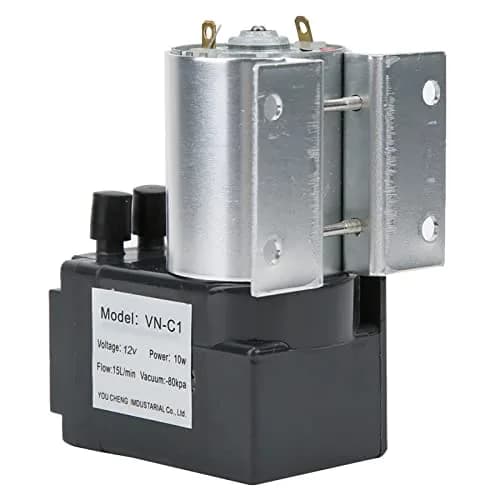 Diydeg 12V/24V Mini Vacuum Pump 15L/min | High Vacuum Diaphragm Pump for Gas Analysis thumbnail 8