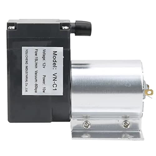 Diydeg 12V/24V Mini Vacuum Pump 15L/min | High Vacuum Diaphragm Pump for Gas Analysis thumbnail 9