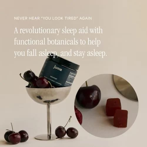 Juna Nightcap Sleep Gummies, Plant-Based Melatonin, Non-Groggy, 30 Count | Supports Deep Rest & Recovery thumbnail 3