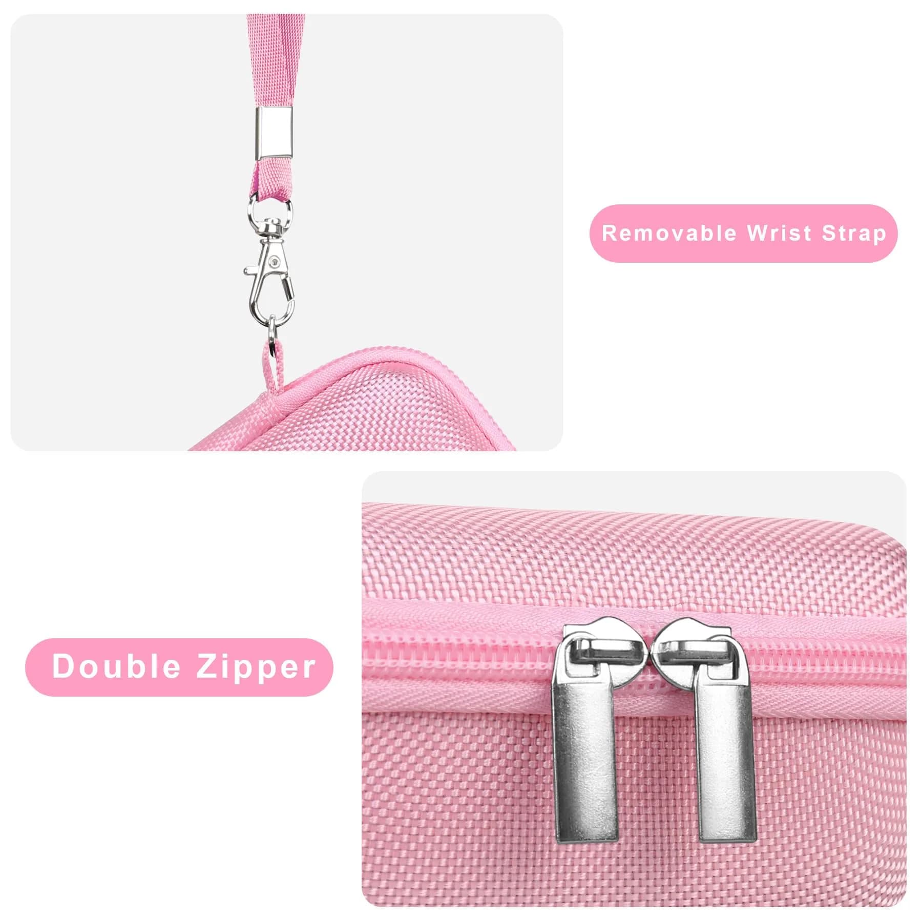 Canboc Pink Hard Camera Case for Canon G7X Mark III/II, Sony RX100 VII, RICOH GR IV 8.2cm (3.2in) | Fits Compact Digital Cameras - view 5