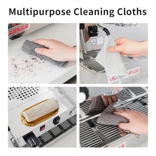 watchget Barista Towels 4 Pack 30cm x 30cm | Absorbent Microfiber for Espresso Machines thumbnail 4