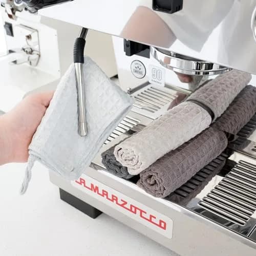 watchget Barista Towels 4 Pack 30cm x 30cm | Absorbent Microfiber for Espresso Machines thumbnail 7