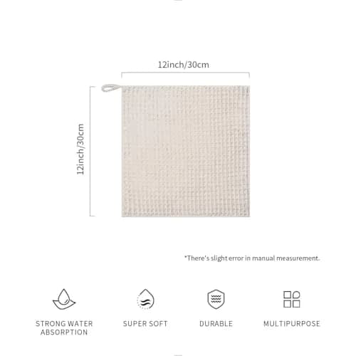 watchget Barista Towels 4 Pack 30cm x 30cm | Absorbent Microfiber for Espresso Machines thumbnail 2