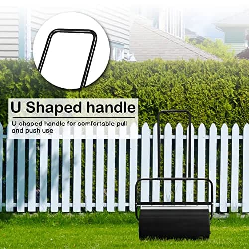 Outvita Lawn Roller, 10 Gal Water & Sand Filled, Black | Heavy Duty Push Lawn Tool for Flatting & Packing thumbnail 6