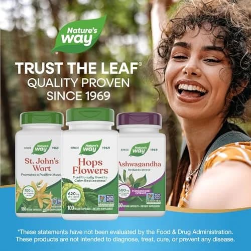 Nature's Way Hops Flowers 620 mg | Traditional Calming Herbal Supplement for Restlessness, Vegan & Gluten Free thumbnail 7