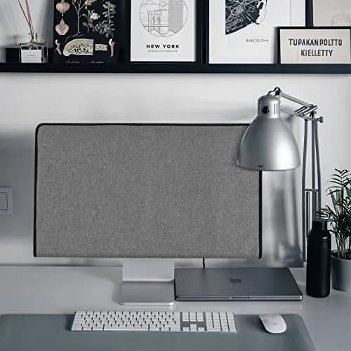 CaSZLUTION Monitor Dust Cover for Apple Studio Display 27 Inch | Oxford Cloth + Polyester, Gray thumbnail 8