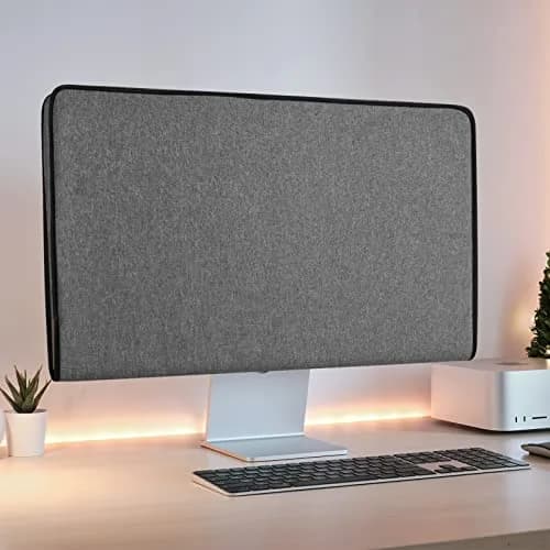 CaSZLUTION Monitor Dust Cover for Apple Studio Display 27 Inch | Oxford Cloth + Polyester, Gray thumbnail 9