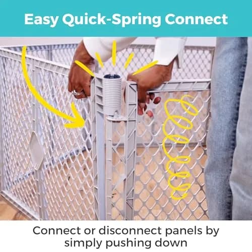 Toddleroo Superyard 6-Panel Baby Playard 18.5 SqFt | Portable Indoor/Outdoor Safety Enclosure thumbnail 4