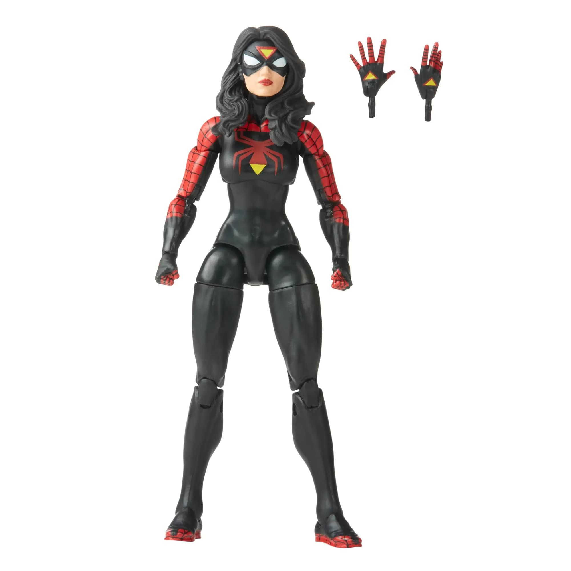Marvel Spider-Man Marvel Legends Series Jessica Drew Spider-Woman 6 Inch Action Figure | Collectible with Accessories — Multicolor