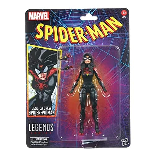Marvel Spider-Man Marvel Legends Series Jessica Drew Spider-Woman 6 Inch Action Figure | Collectible with Accessories thumbnail 2