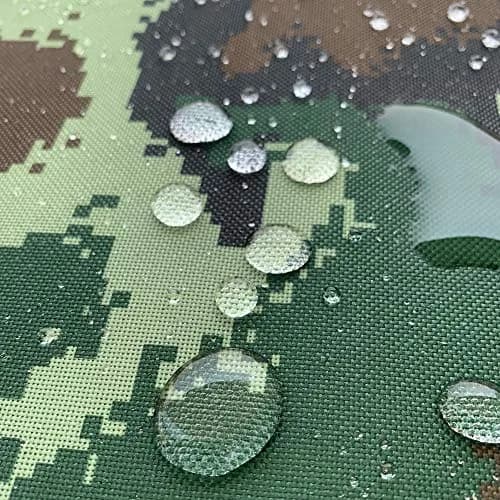 F&J Outdoors 10 OZ Heavy Duty Canvas Tarp Tarpaulin Covers, Camo, 6x8 Feet | Water-Resistant, UV Protected Outdoor Cover thumbnail 5