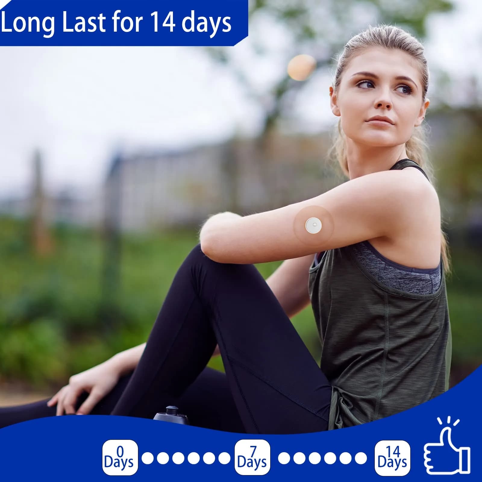 HONYOU Libre 3 Plus Sensor Covers 40 Count | Waterproof & Breathable Adhesive Patches - view 3