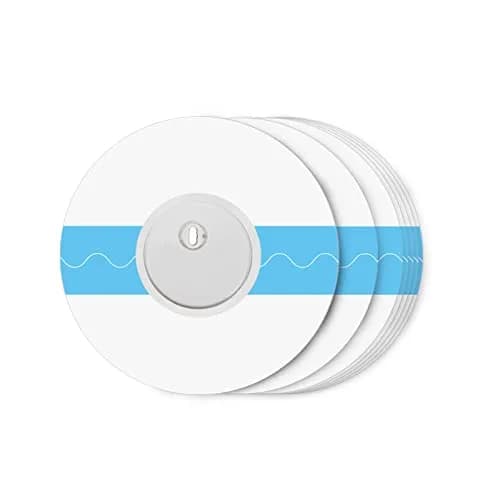 HONYOU Libre 3 Plus Sensor Covers Pink 40 Count | Waterproof Adhesive Patches for Freestyle Bandage — Blue / 40Pcs for Libre 3