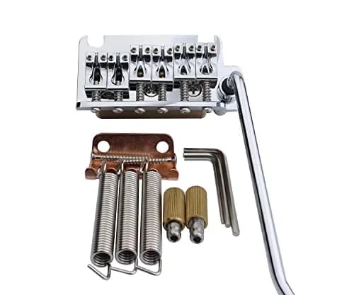Guyker Non-locking 2 Point Guitar Tremolo Bridge 83.2 x 40.3mm | CNC Machined Brass Block for ST Electric Guitar thumbnail 1