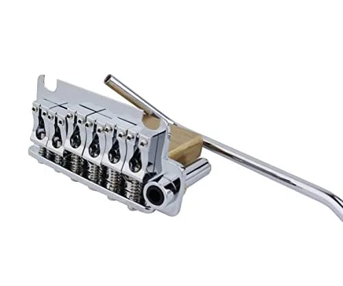 Guyker Non-locking 2 Point Guitar Tremolo Bridge 83.2 x 40.3mm | CNC Machined Brass Block for ST Electric Guitar thumbnail 4