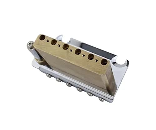 Guyker Non-locking 2 Point Guitar Tremolo Bridge 83.2 x 40.3mm | CNC Machined Brass Block for ST Electric Guitar thumbnail 6