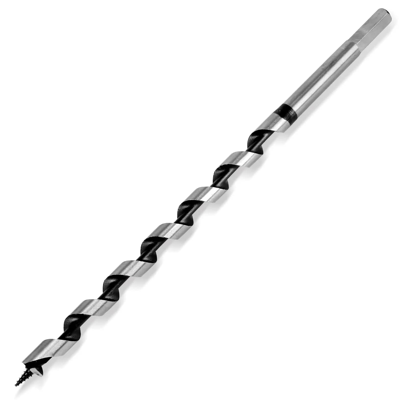 Masendelk 14mm x 300mm (9/16" x 12") Wood Auger Drill Bit with 11mm Hex Shank | For Hardwood, Softwood, MDF & Tree Stumps