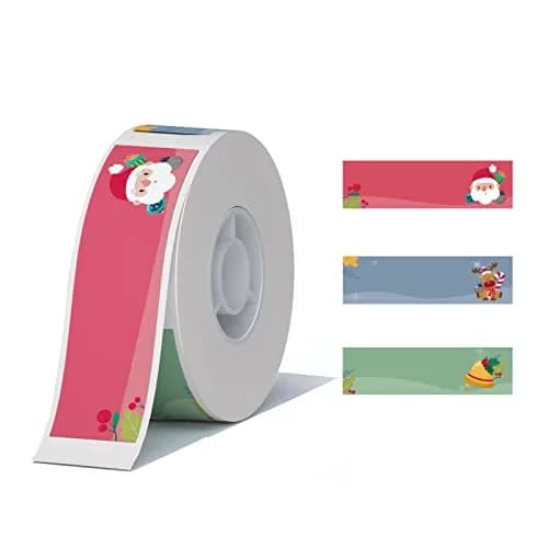 NIIMBOT Thermal Label Stickers 14x50mm (0.55''x1.97'') | 130 Labels/Roll, Waterproof Christmas Elements thumbnail 2