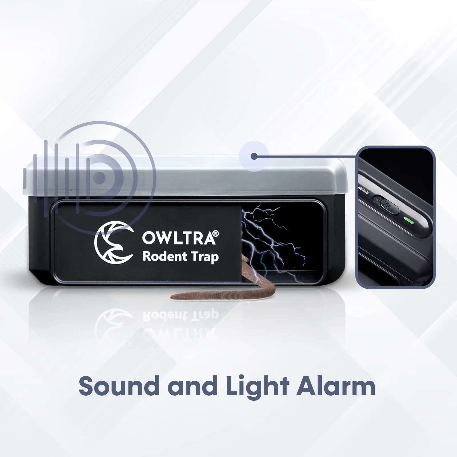 OWLTRA OW-7 Outdoor/Indoor Electric Rodent Trap - Black, 1 Pack - view 4