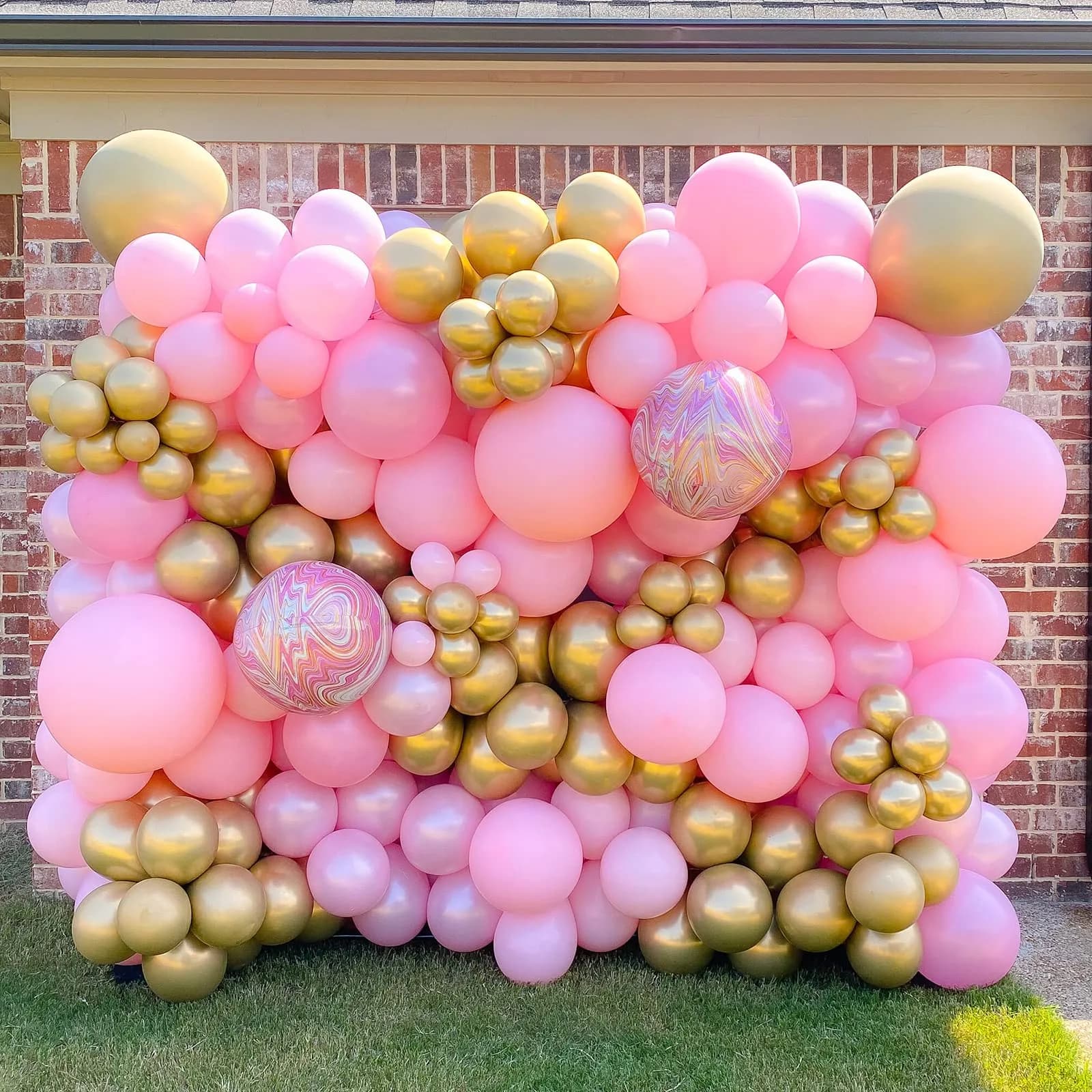 Voircoloria 130pcs Pink Balloons Garland Arch Kit Assorted Sizes (5, 10, 12, 18 Inch) | Birthday Party Decorations - view 5