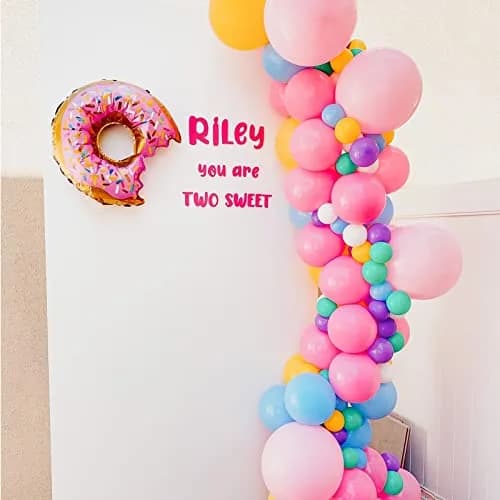 Voircoloria 130pcs Pink Balloons Garland Arch Kit Assorted Sizes (5, 10, 12, 18 Inch) | Birthday Party Decorations thumbnail 7