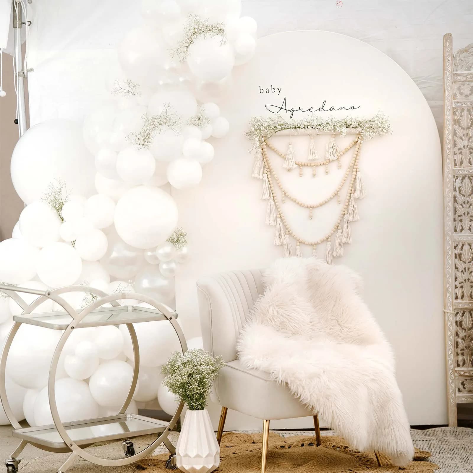 Voircoloria 130pcs White Party Balloons Garland Arch Kit, 18 12 10 5 Inch | Assorted Colors Balloon - view 7