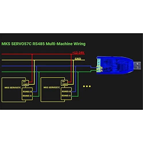 HOCENWAY MKS SERVO57C PCBA NEMA23 Closed Loop Stepper Motor Driver 60g (2.11 oz) | Prevents Lost Steps with FOC Control thumbnail 11