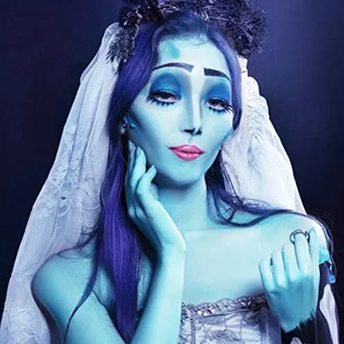 MEICOLY Blue Eyeshadow Stick 2pcs | Metallic Shimmer Crayon for Halloween Makeup thumbnail 2