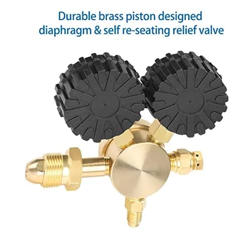 BETOOLL Nitrogen Regulator 0-800 PSI Brass | Accurate Pressure Control for HVAC & Soldering thumbnail 5