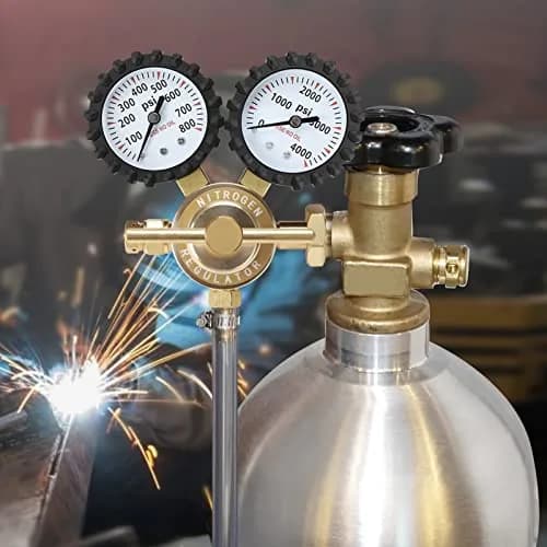 BETOOLL Nitrogen Regulator 0-800 PSI Brass | Accurate Pressure Control for HVAC & Soldering thumbnail 6