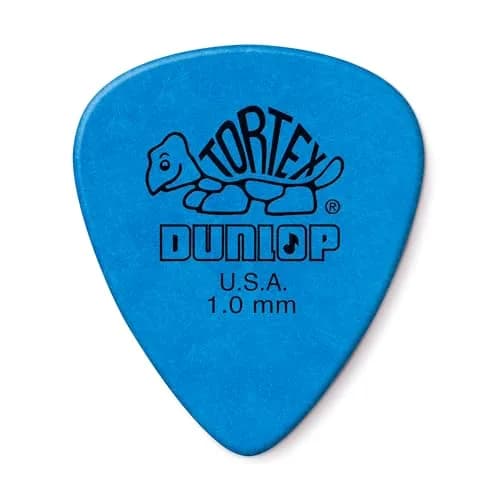 Jim Dunlop Tortex Standard 1.0mm Blue Guitar Picks - 24 Pack - main product image