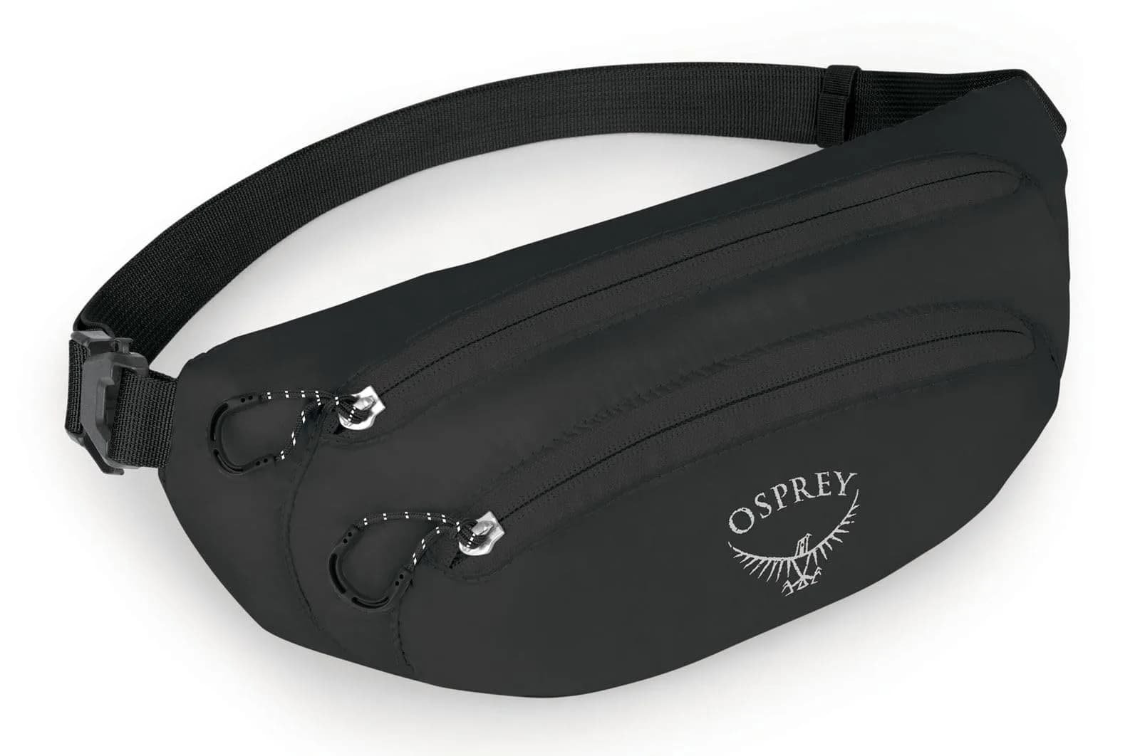 Osprey Ultralight Collapsible Waist Pack | Compact, Packable & Water-Resistant (One Size, Black) — Black