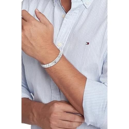 Tommy Hilfiger Men's Jewelry Stainless Steel Link Bracelet Silver | Bold, Durable & Stylish thumbnail 2