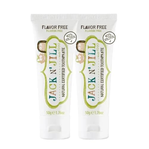 Jack N' Jill Kids Toothpaste, Fluoride Free, Flavor Free | Gentle, Natural Oral Care for Babies & Kids thumbnail 1