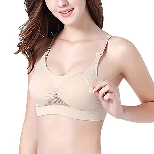 4HOW Hands-Free Pumping & Nursing Bra with Adjustable Straps, Medium (3-Pack) | Secure Flange Fit for All Breast Pumps thumbnail 2