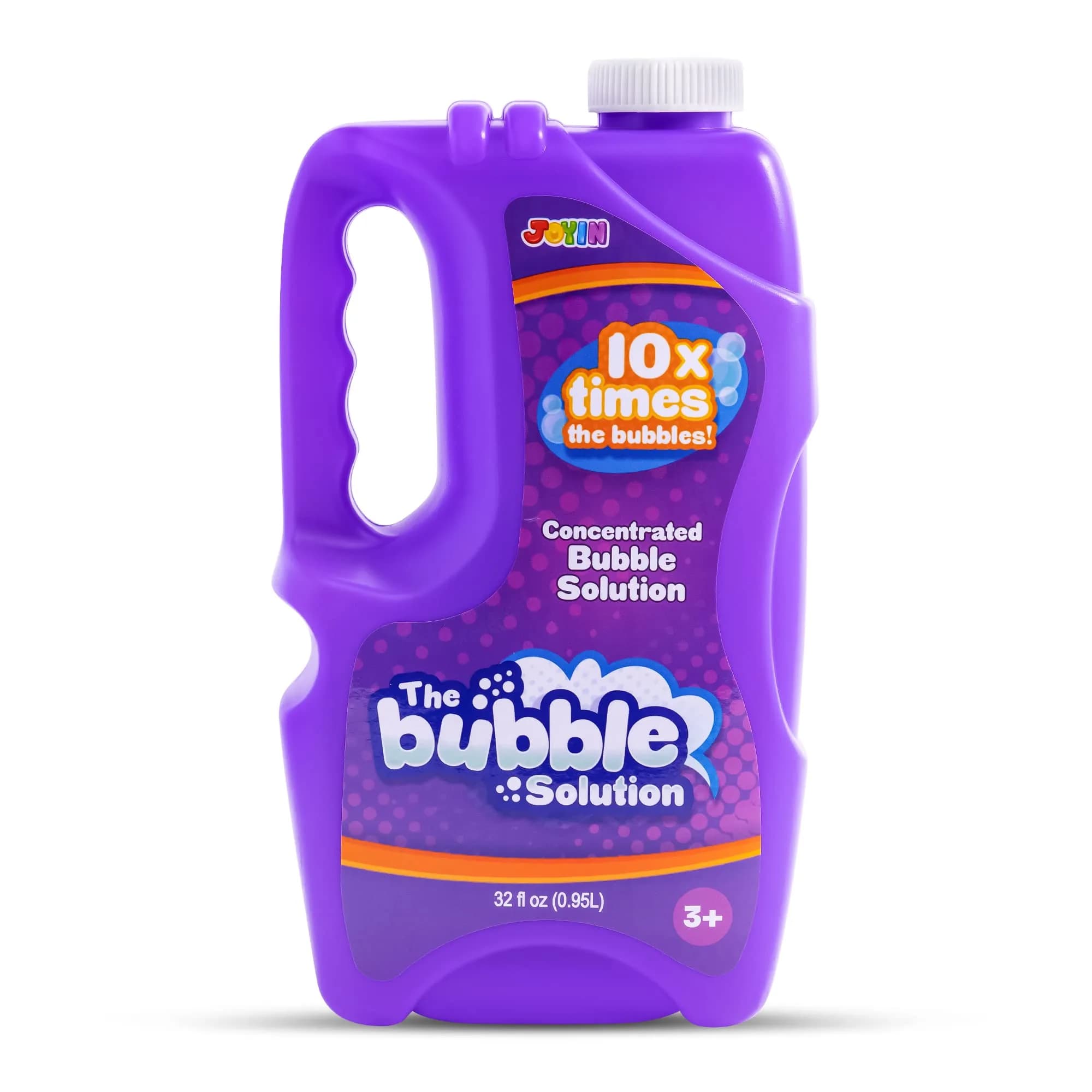 JOYIN Purple Bubble Solution Refill (32 oz / 946 ml) | Concentrated Formula for Machines & Wands - main product image