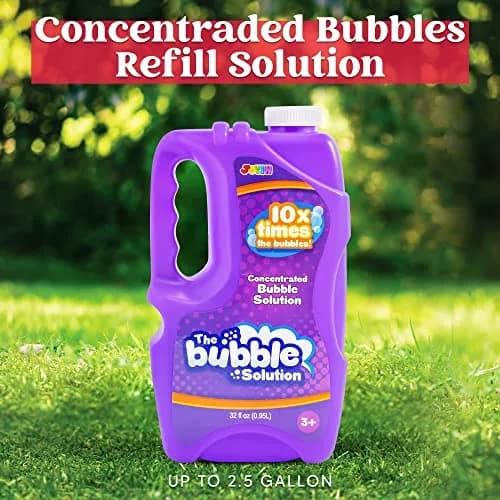 JOYIN Concentrated Bubble Solution 32 oz (946ml) | Makes up to 2.5 Gallons, Non-Toxic, Child Safe thumbnail 2