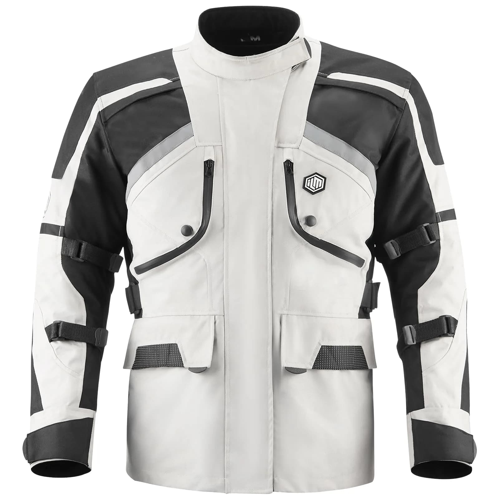 ILM Motorcycle Jacket Adventure Large | All-Season Impact Protection with Ventilation - main product image