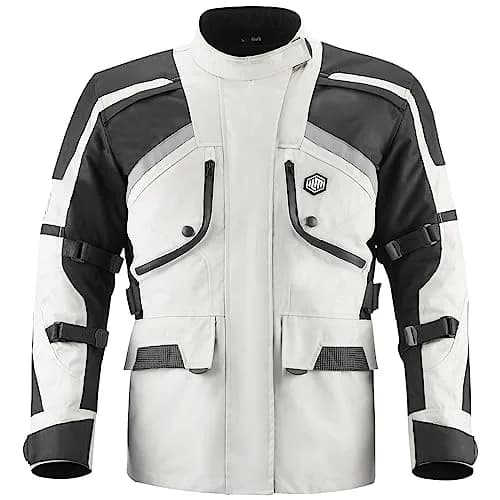 ILM Motorcycle Jacket Adventure Large | All-Season Impact Protection with Ventilation thumbnail 1
