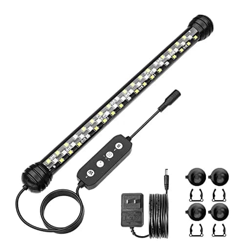 SEAOURA Submersible Led Aquarium Light for Fish Tank with Timer, 11 Inch | Waterproof Full Spectrum Fish & Plant Light thumbnail 1