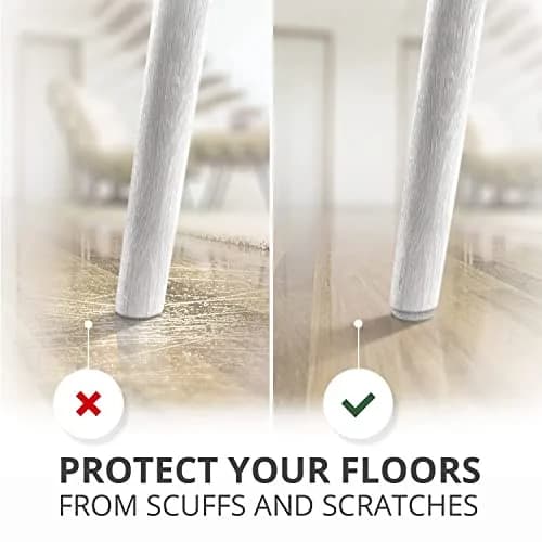 X-Protector Felt Furniture Pads - 48 PCS 1" White | Floor Scratch Protection thumbnail 4