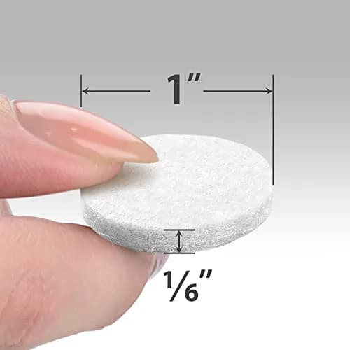 X-Protector Felt Furniture Pads - 48 PCS 1" White | Floor Scratch Protection thumbnail 3