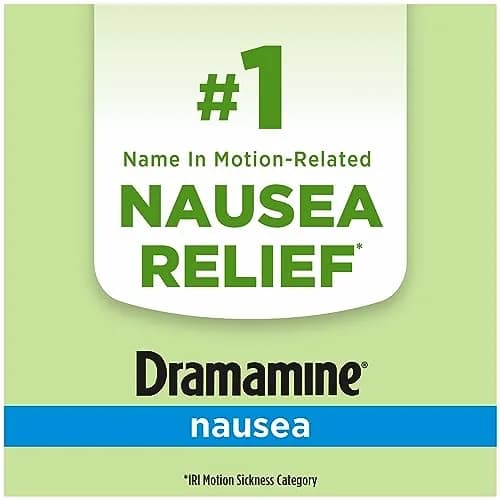 Dramamine Nausea Relief Tablets Long Lasting 10 Ct Pack of 4 | Up to 24 Hours Motion Sickness Support thumbnail 4