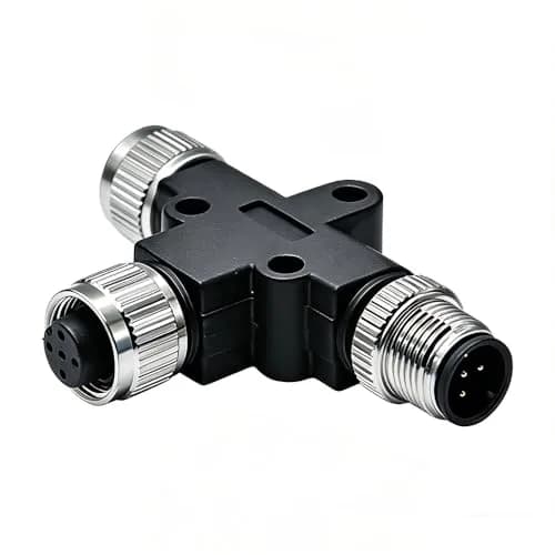 keisnoaja M12 IP67 5 Pin Connector Waterproof Sensor Plug 30V | Industrial Adapter thumbnail 1