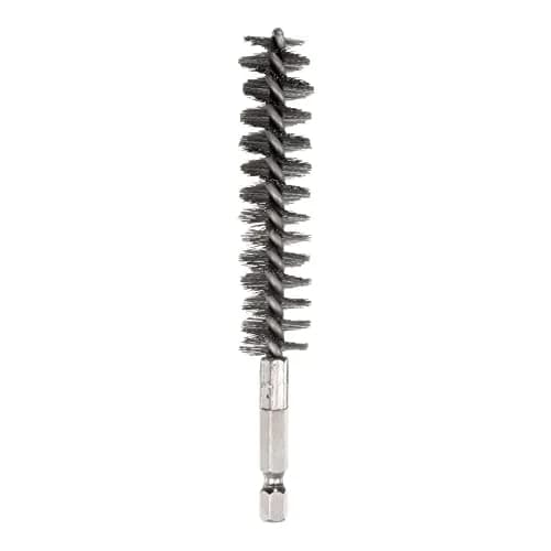 HARFINGTON Stainless Steel Bore Brush 17mm (0.67 Inch) Hex Shank | Rust & Dirt Removal Tool thumbnail 1