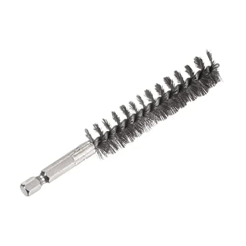 HARFINGTON Stainless Steel Bore Brush 17mm (0.67 Inch) Hex Shank | Rust & Dirt Removal Tool thumbnail 3