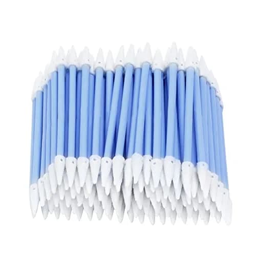 AAwipes Double-Tipped Foam Cleaning Swabs 100pcs Blue | Micro-precision, Dual Spiral Heads for PCB & Electronics thumbnail 1