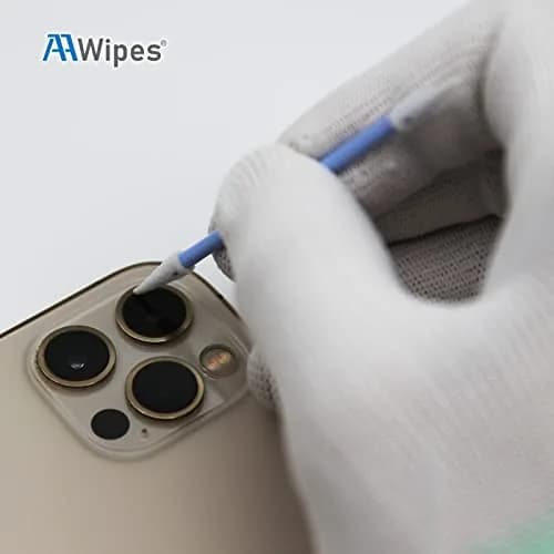 AAwipes Double-Tipped Foam Cleaning Swabs 100pcs Blue | Micro-precision, Dual Spiral Heads for PCB & Electronics thumbnail 5